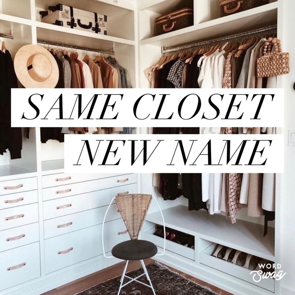 Closet Name Change - Picture 1 of 1
